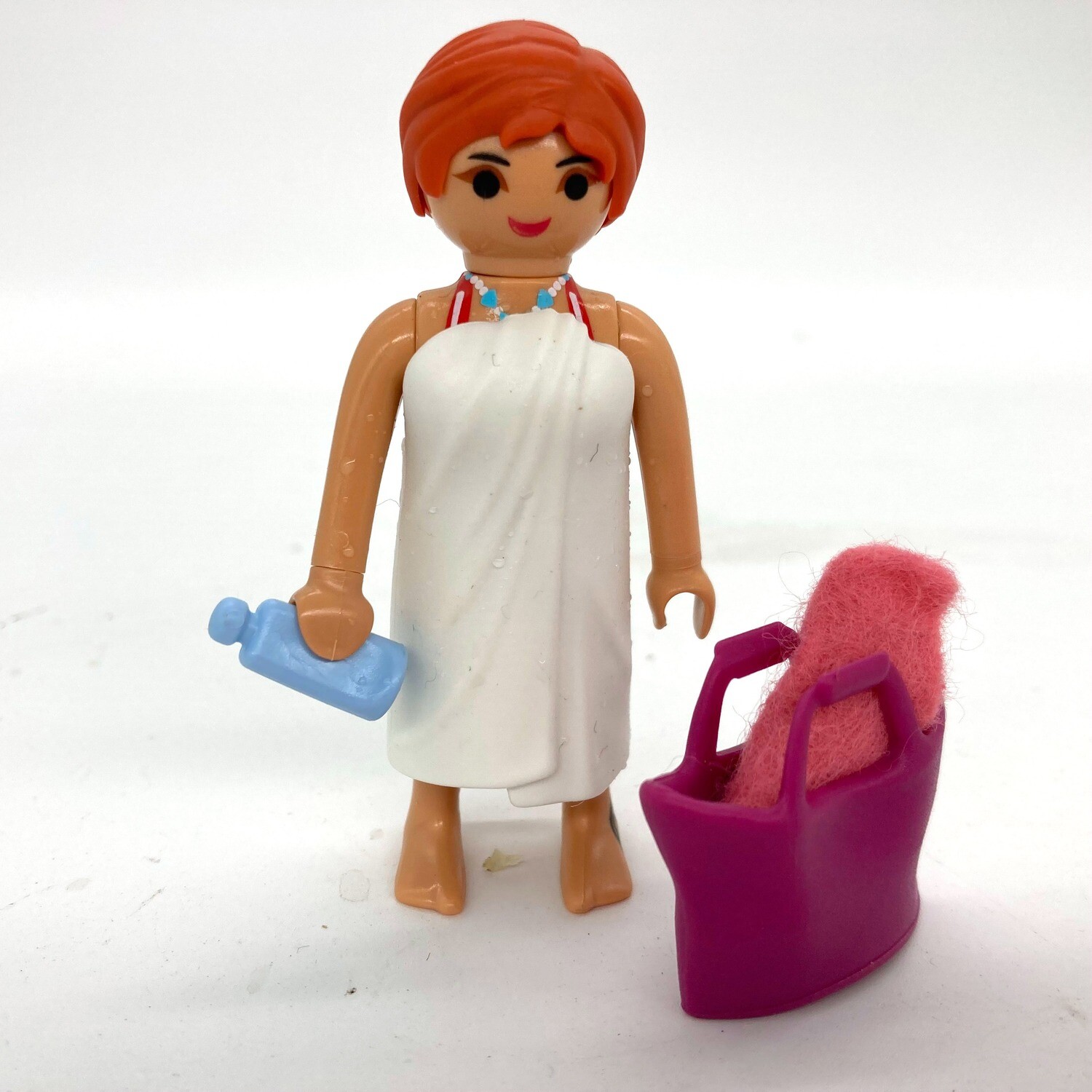 playmobil baigneuse sortie de bain serviette