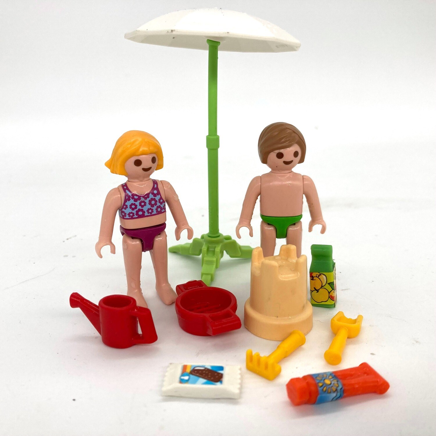 playmobil 2 enfants à la page