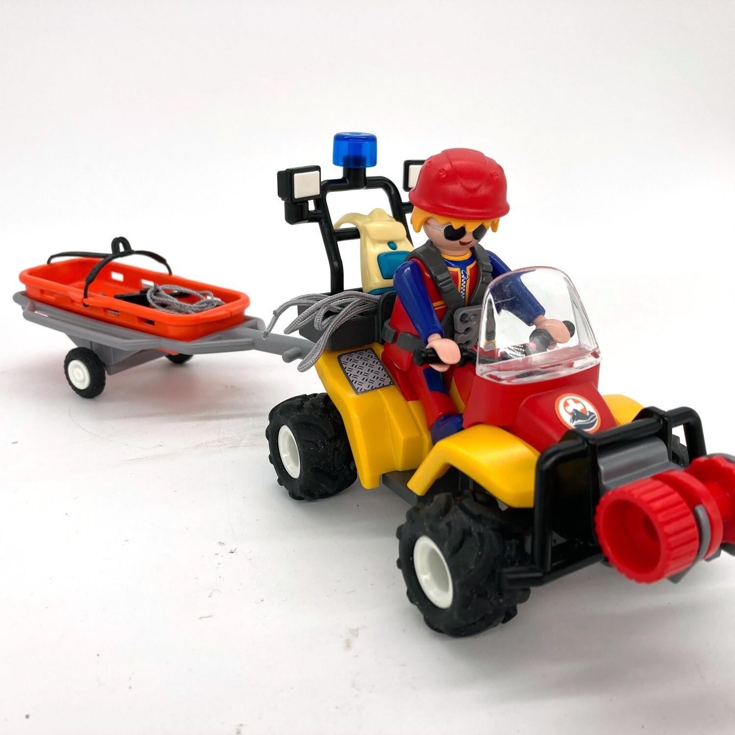 Playmobil quad secouriste en montagne docteur