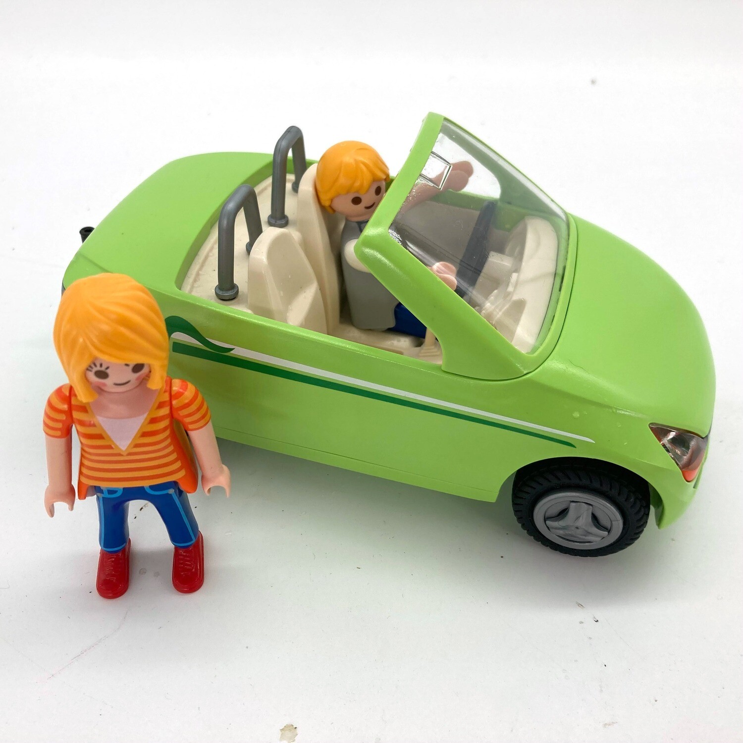playmobil voiture vert