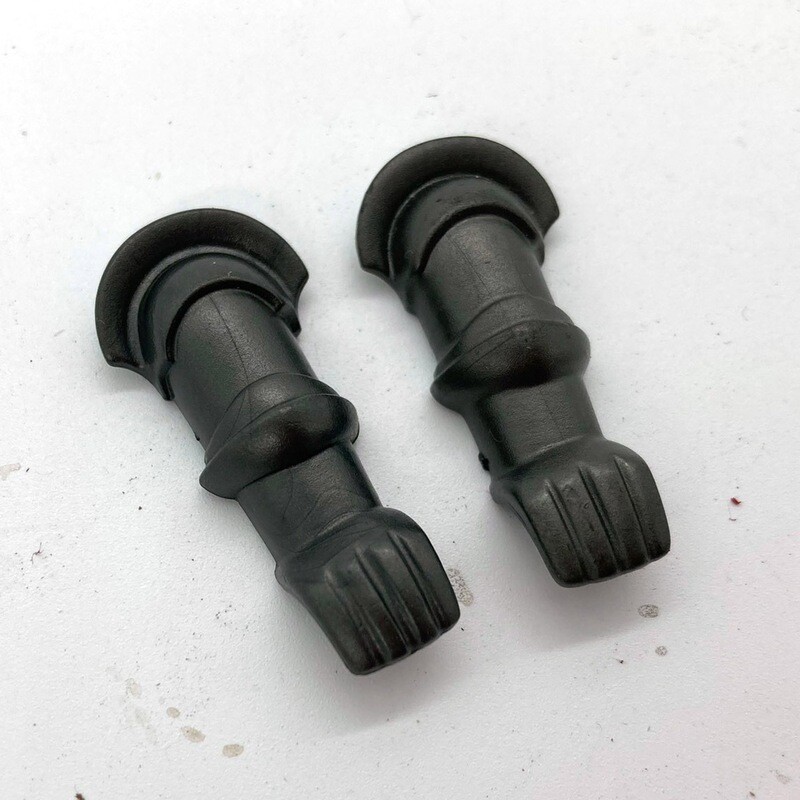 playmobil paire armure bras gris foncé