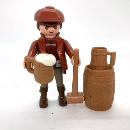 playmobil brasseur de bière