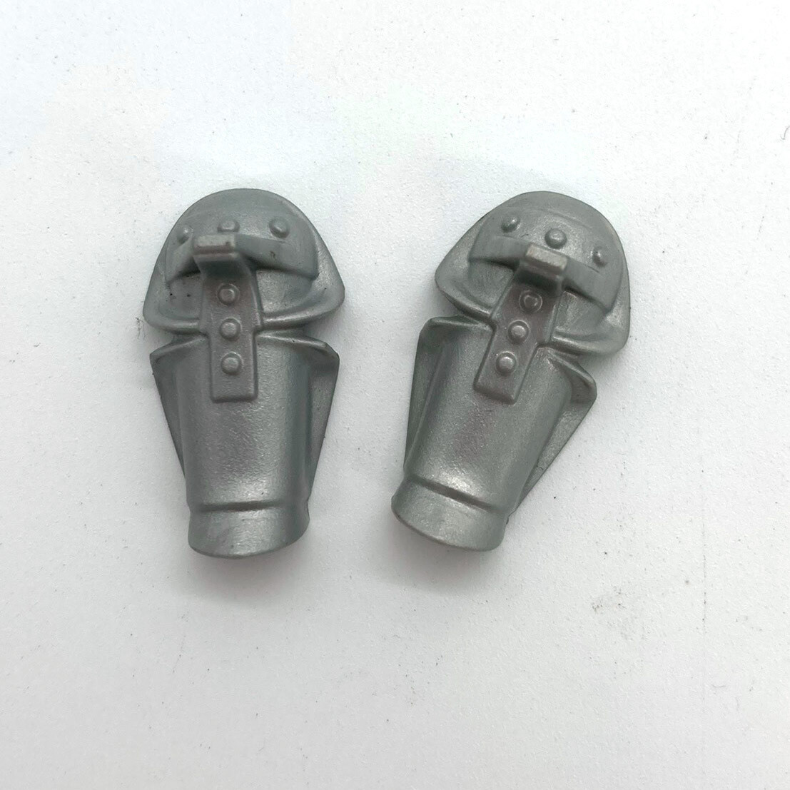 playmobil paire armure bras gris
