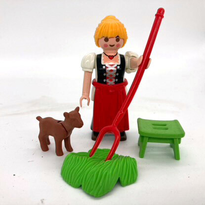 playmobil fermière mouton
