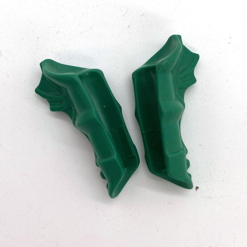 playmobil paire armure bras dragon vert