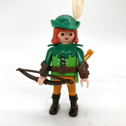 playmobil archer vert