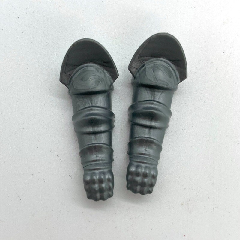 playmobil paire armure bras gris