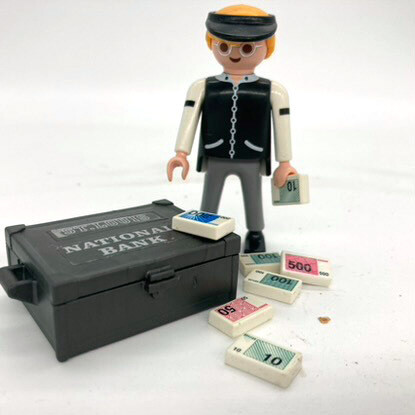 playmobil banquier western