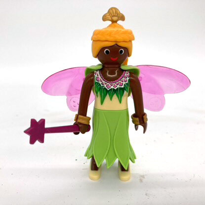 playmobil fée vert black