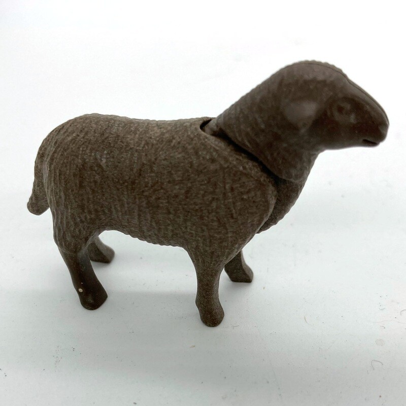playmobil mouton marron