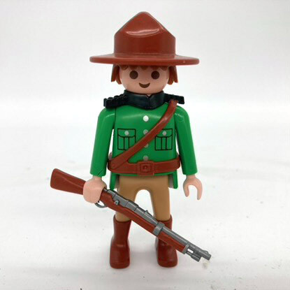 playmobil garde forestier canadien