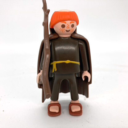 playmobil moine marron