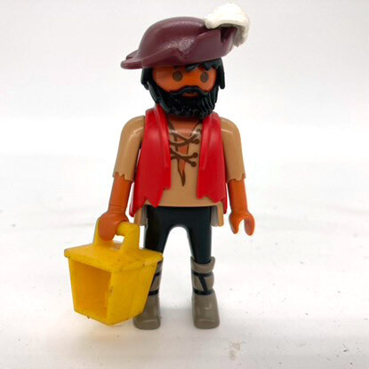 playmobil homme moyen âge à la lanterne