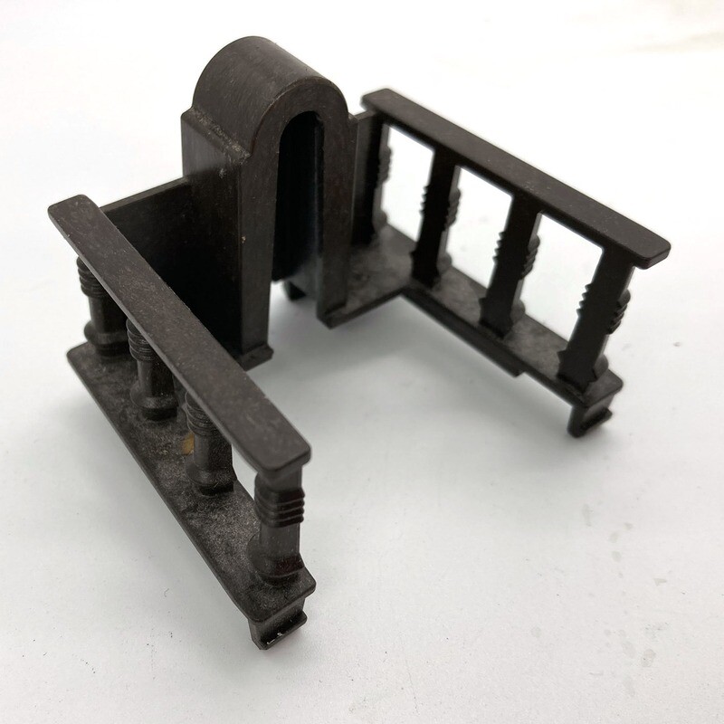 support support de barre bateau marron foncé barrière