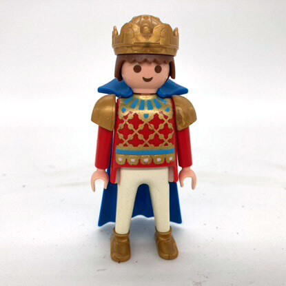 Playmobil roi prince rouge