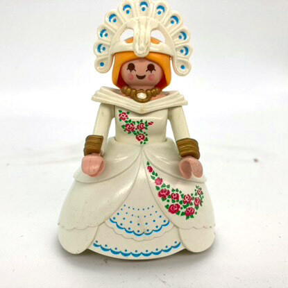 Playmobil princesse reine blanc