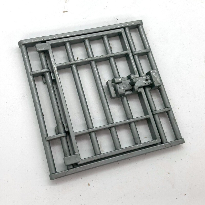 playmobil grille prison porte grise