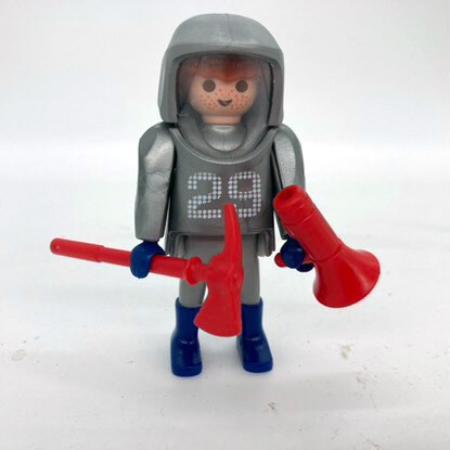 playmobil pompier équipé combinaison