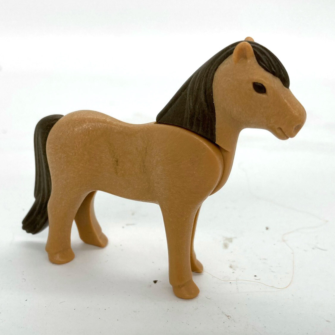 playmobil poney moderne marron