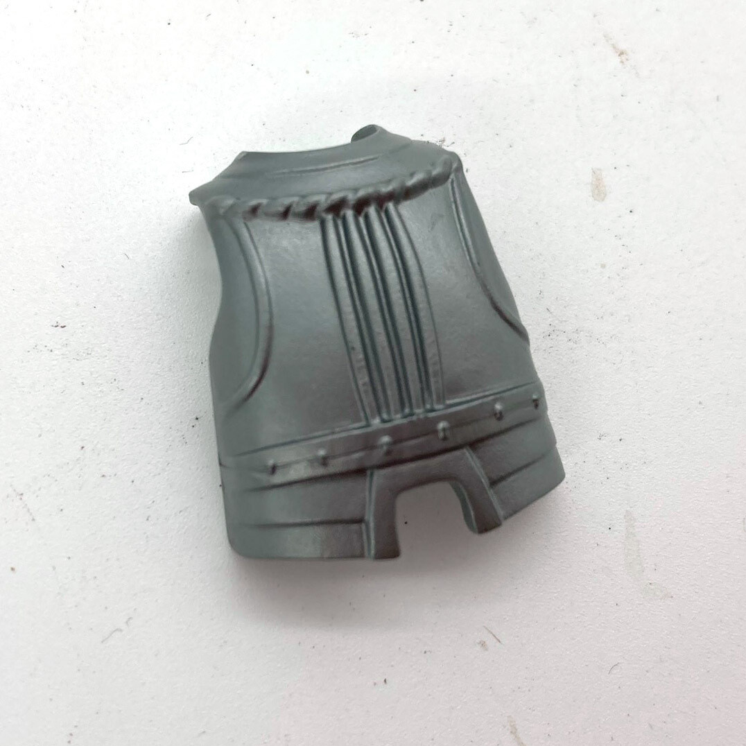 playmobil plastron armure gris