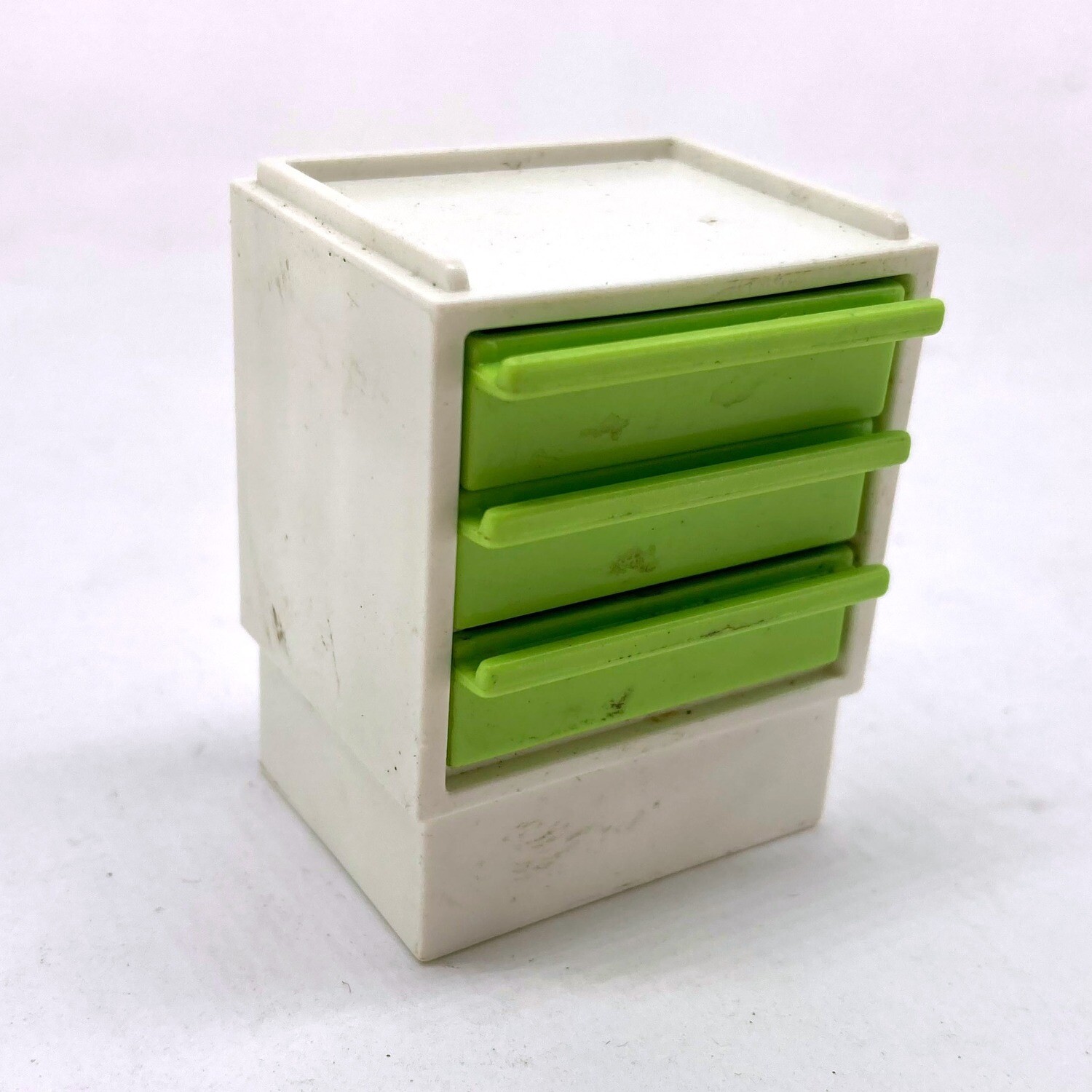 Playmobil petit meuble à tiroir vert