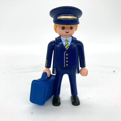 playmobil pilote d'avion