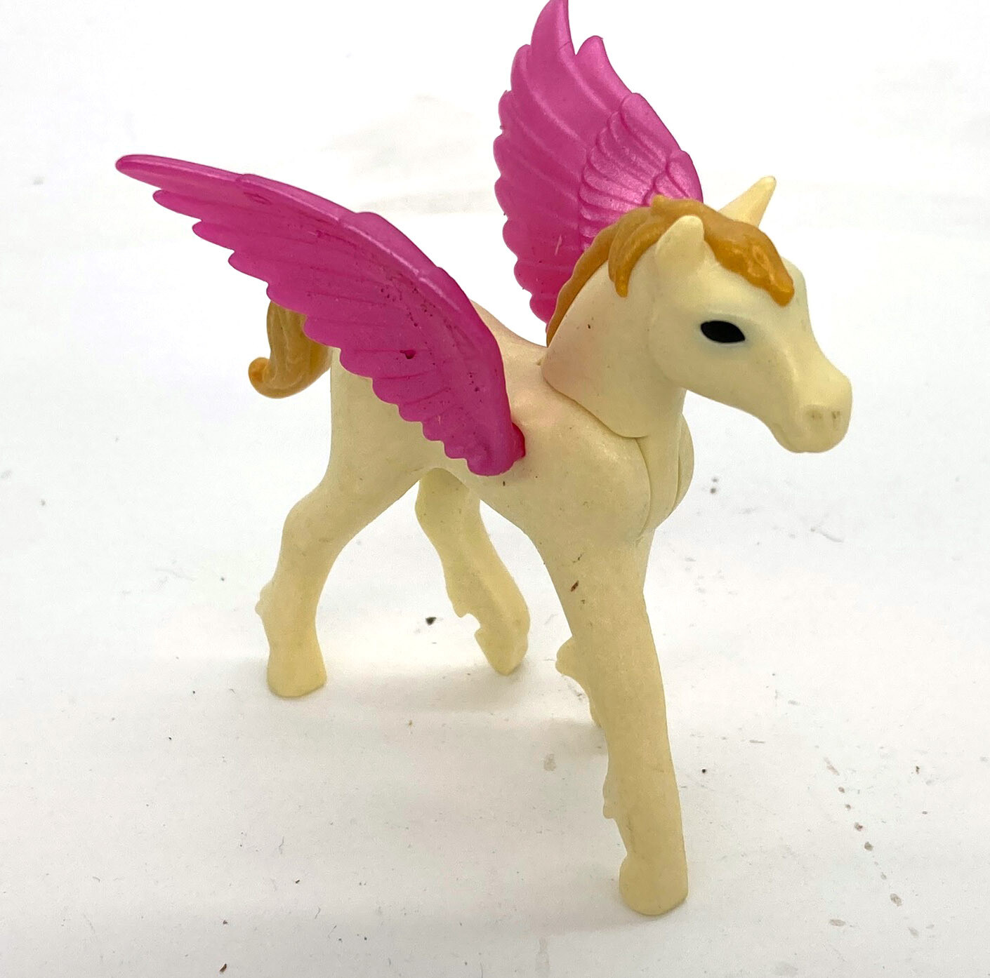 playmobil cheval volant bébé pegase jaune