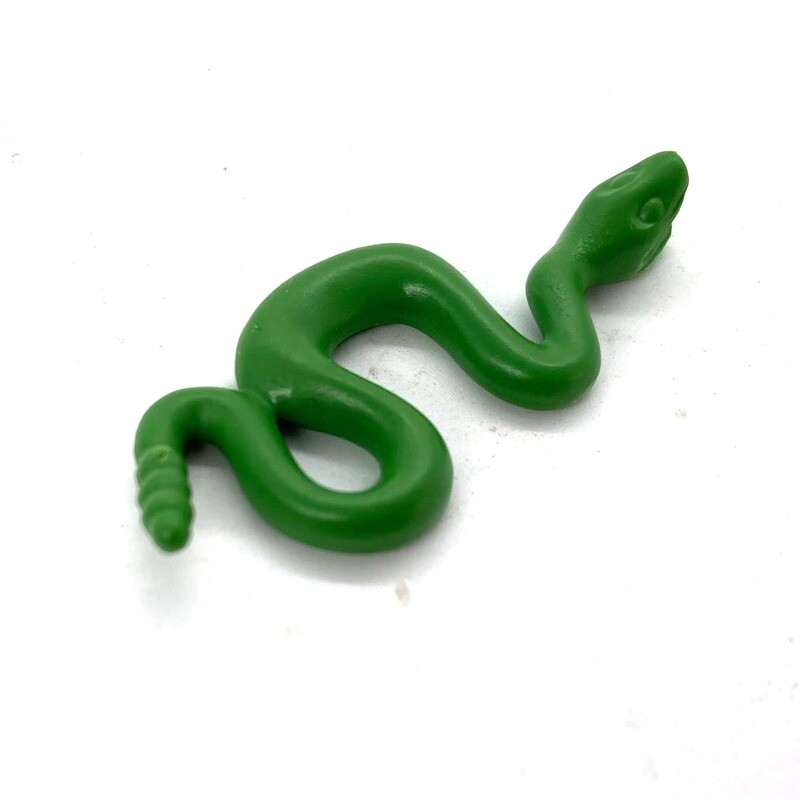 Playmobil serpent à sonnette vert