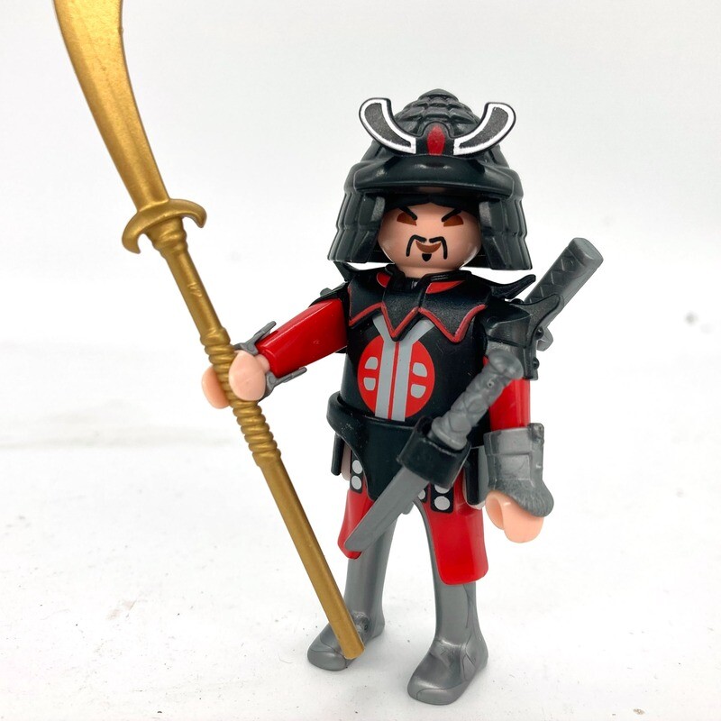 playmobil samouraï rouge