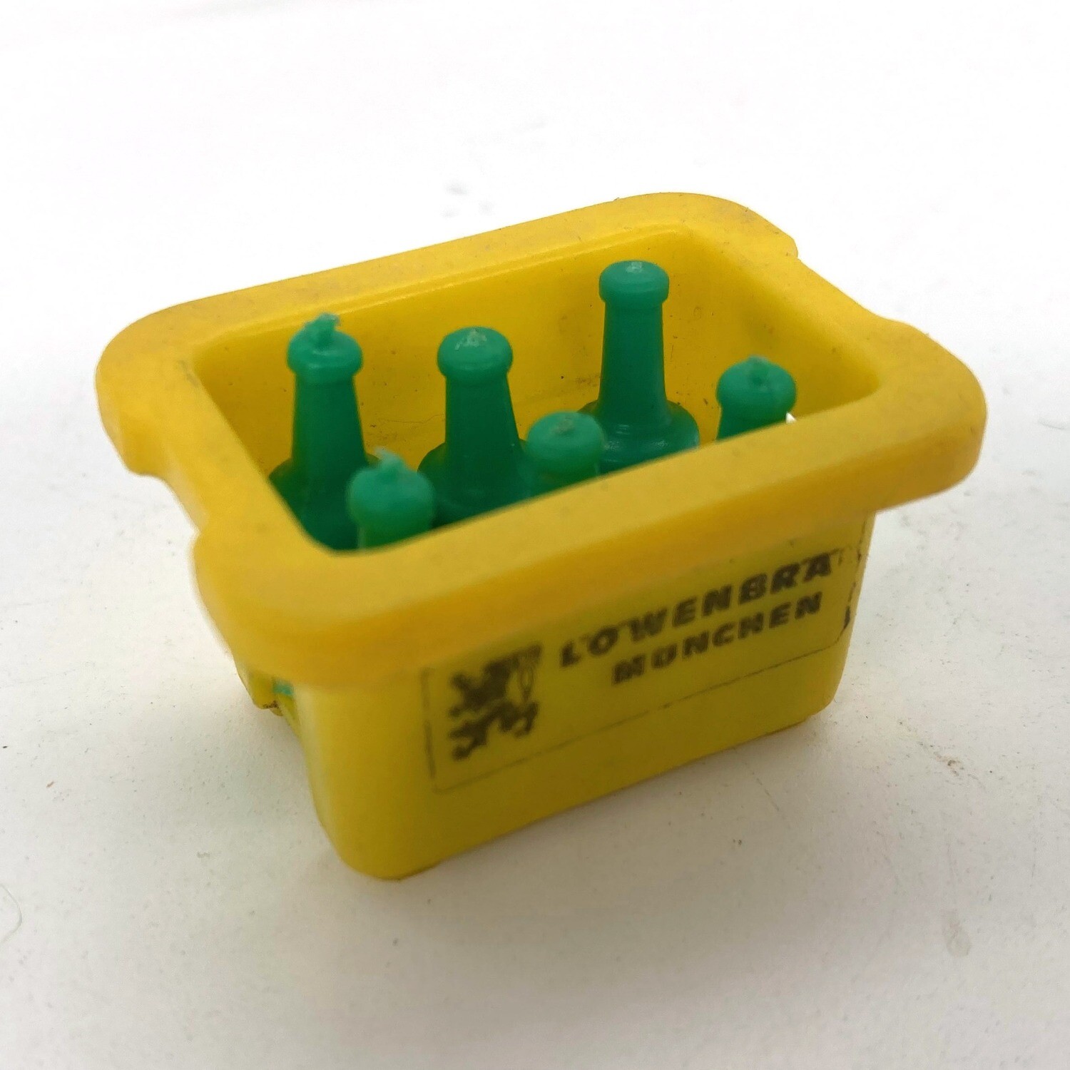 playmobil caisse de bouteille jaune