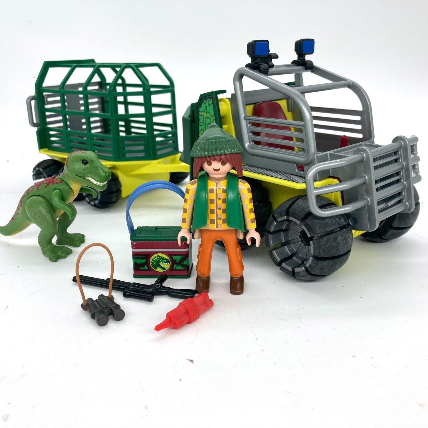 playmobil 4x4 tout terrain des explorateurs jurassic
