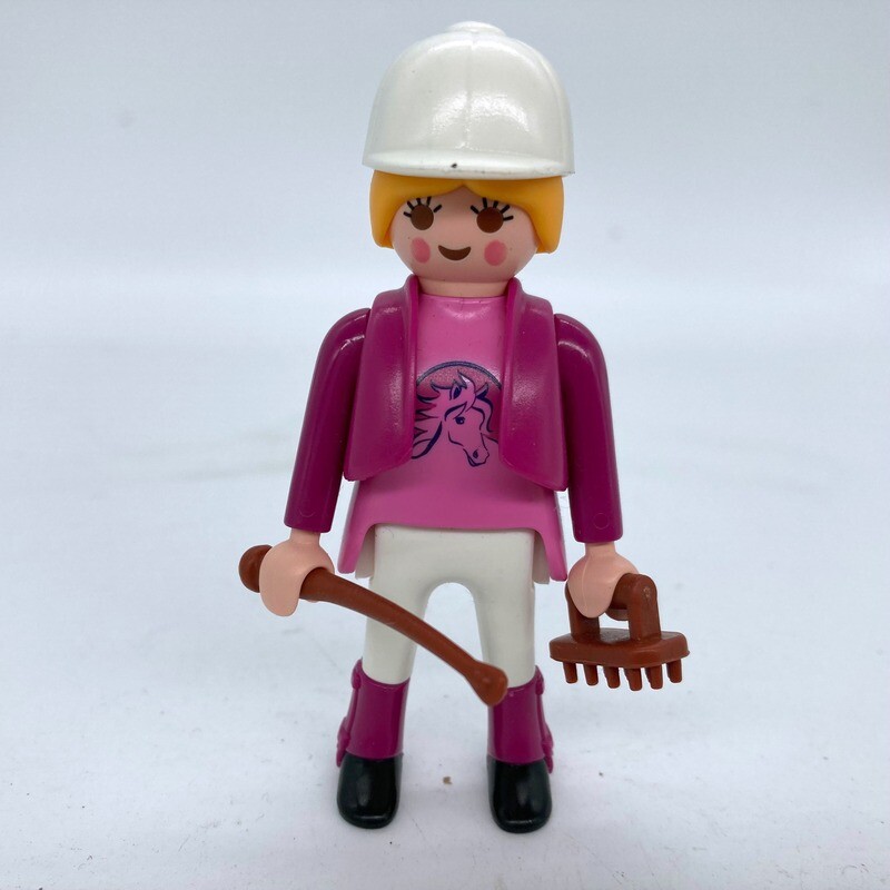 playmobil cavalière equitation