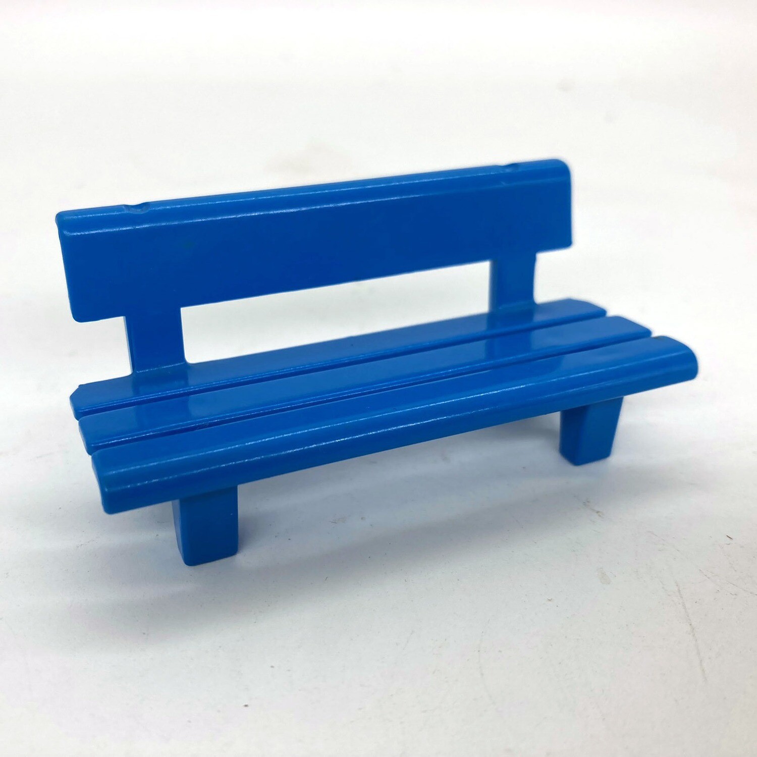 playmobil banc extérieur bleu