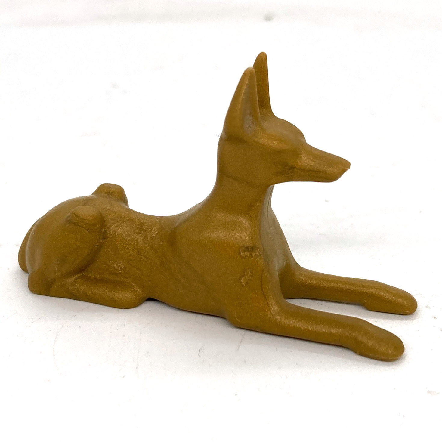 playmobil chien statue dorée égyptienne