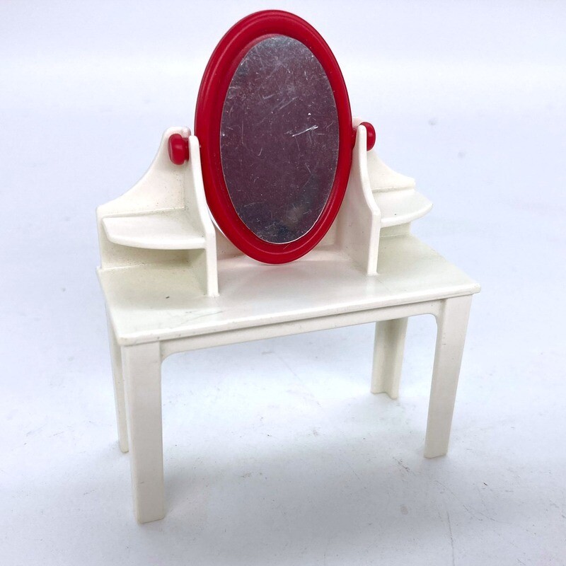 playmobil coiffeuse blanc rouge