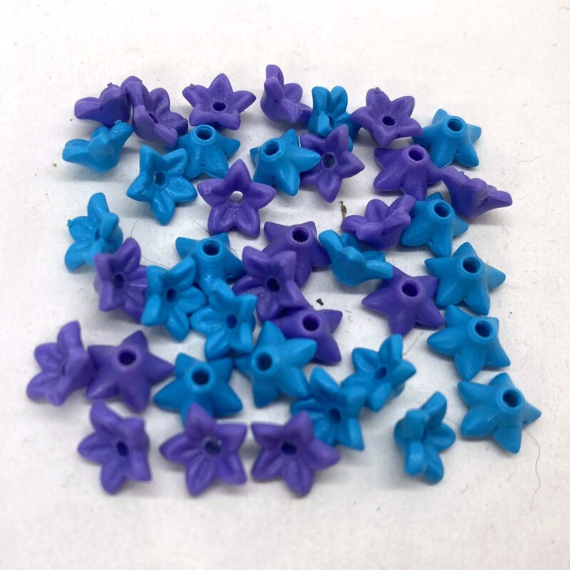 Playmobil 40 fleurs bleu violet