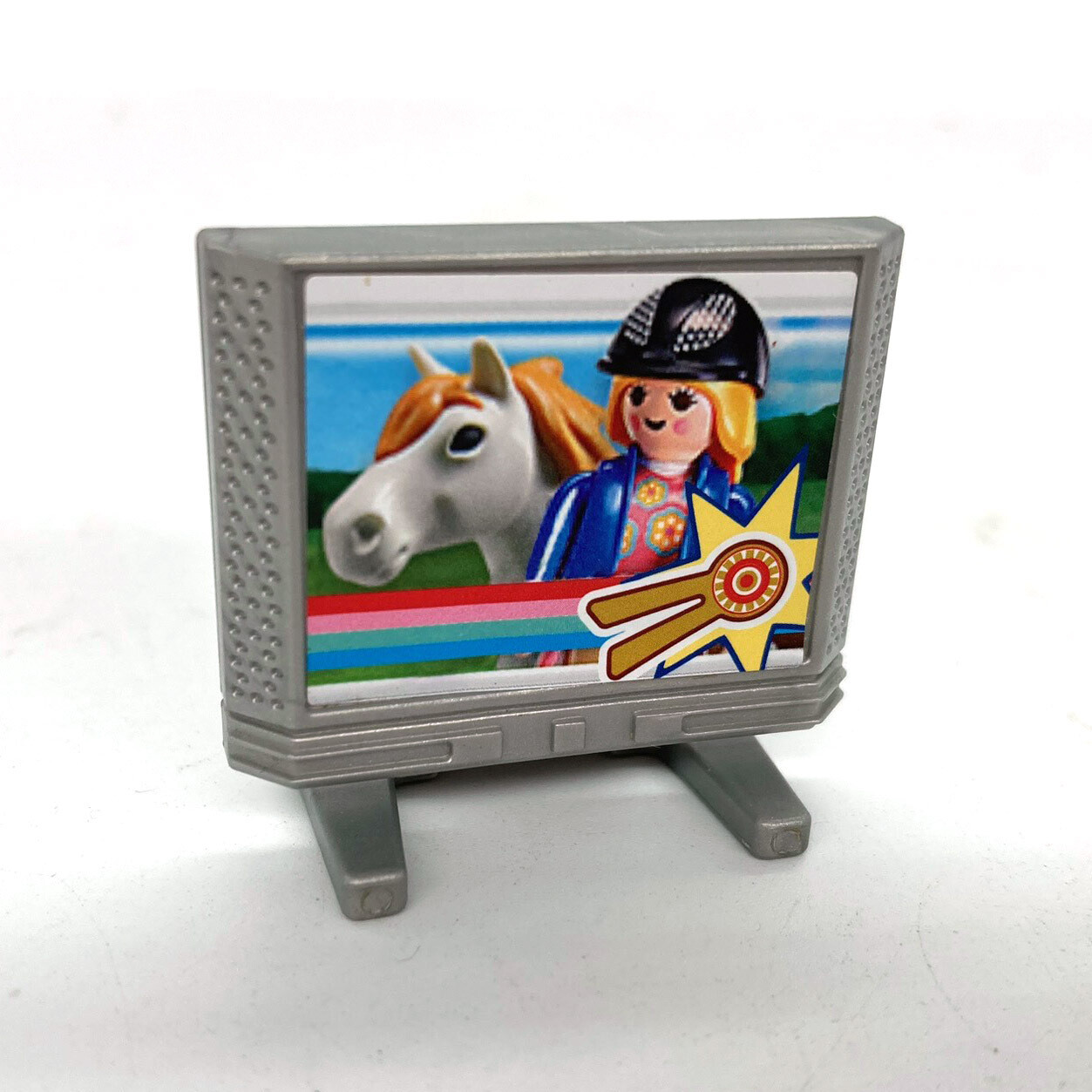 playmobil tv gris sport