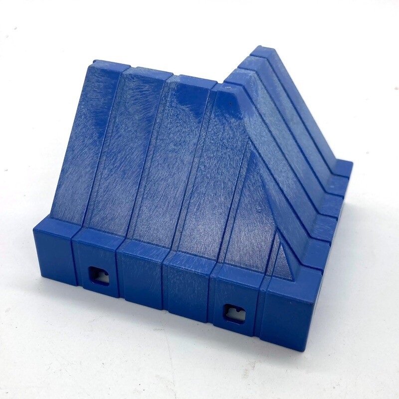 playmobil toit bleu angle exterieur