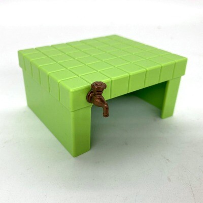 playmobil table podium animaux vert