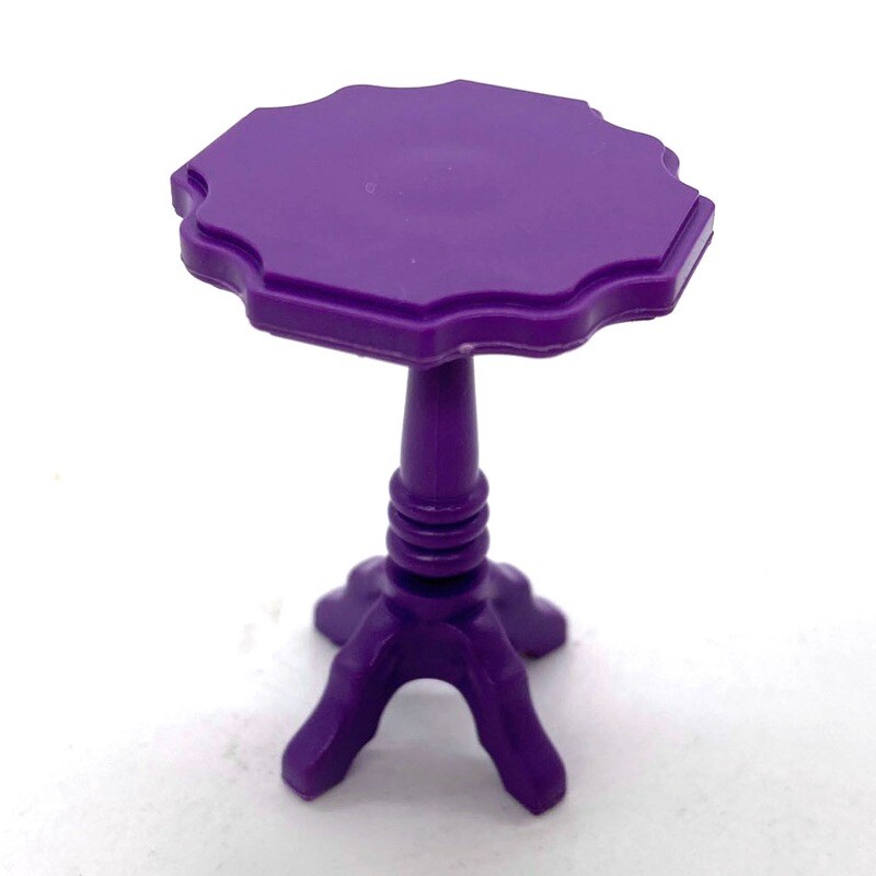 playmobil table guéridon violet