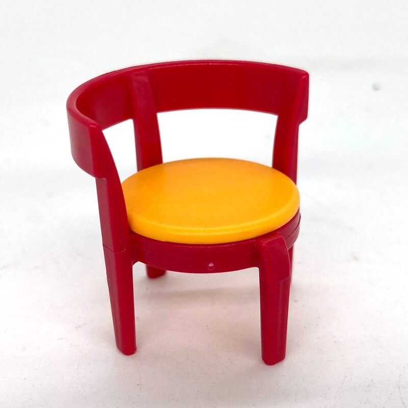 playmobil chaise rouge et jaune