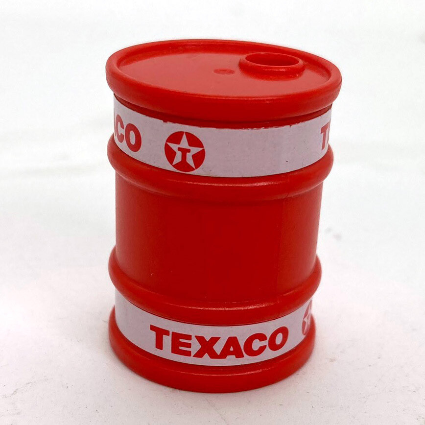 playmobil baril bidon rouge texaco