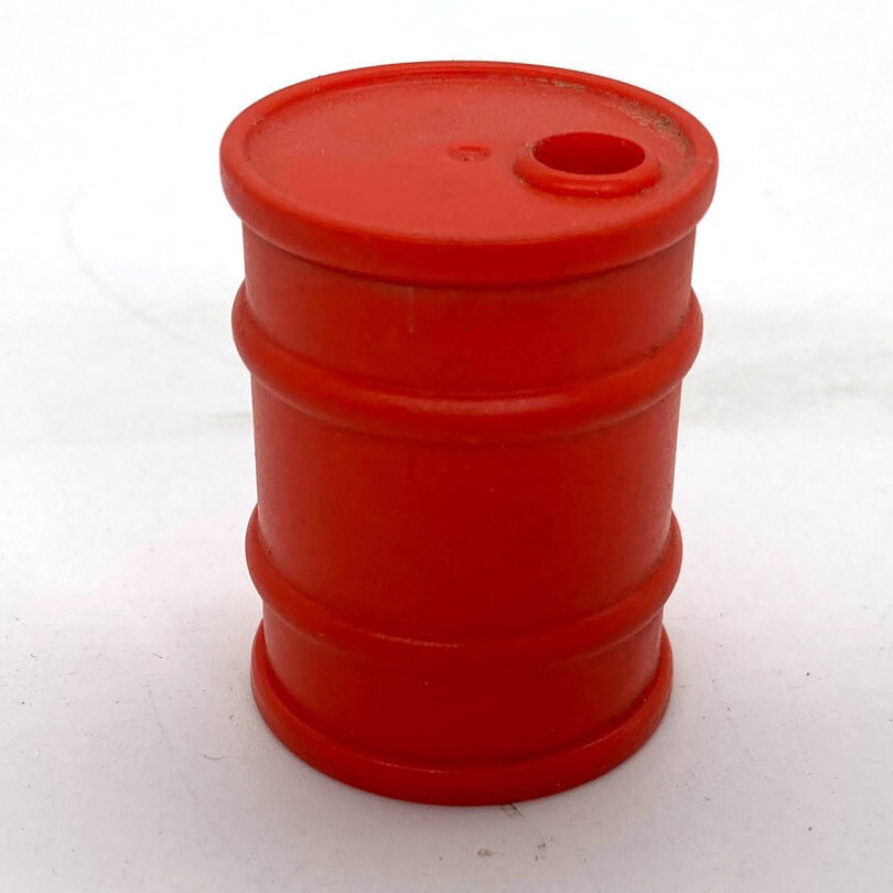 playmobil baril bidon rouge