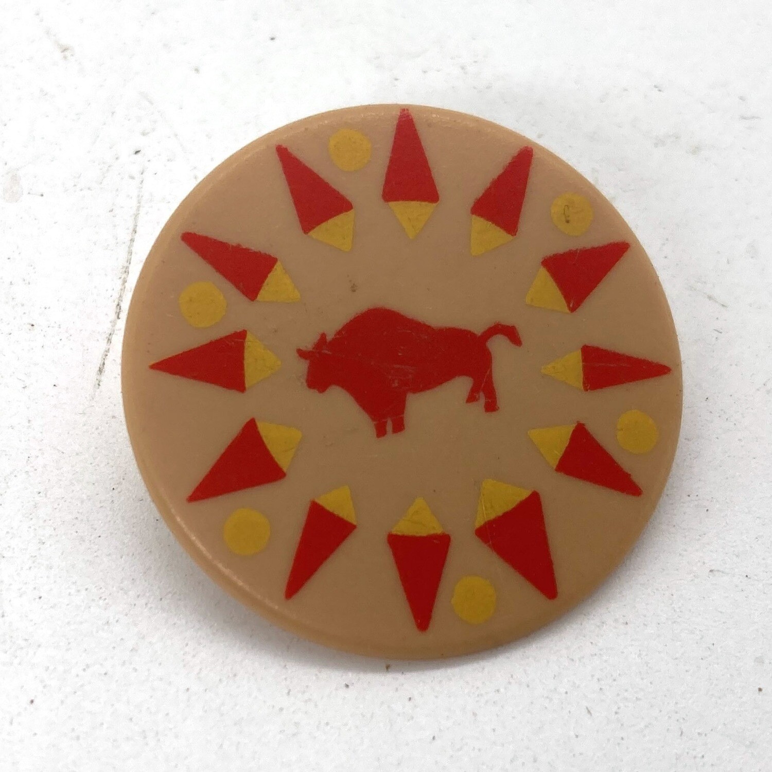 playmobil bouclier indien bison rouge