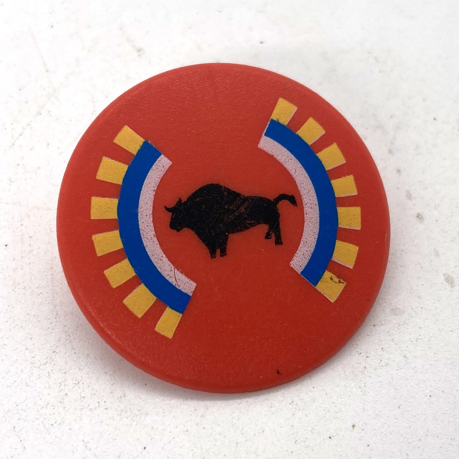 playmobil bouclier indien bison rouge