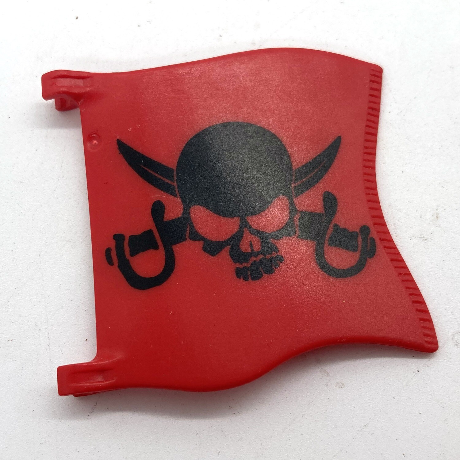 Playmobil drapeau crane rouge pirate