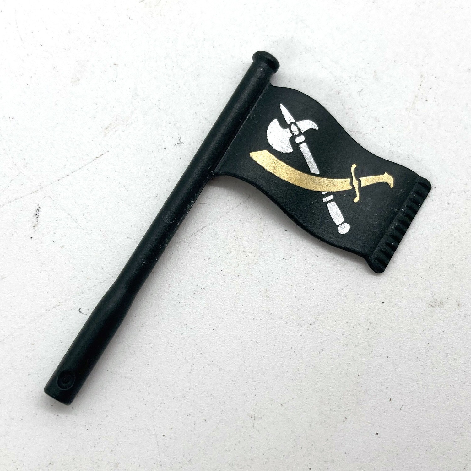 Playmobil drapeau armes noir