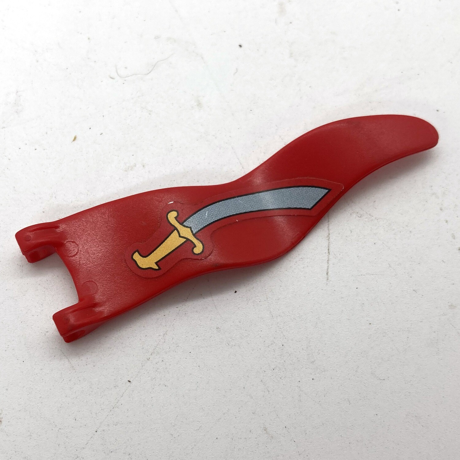 Playmobil drapeau long sabre rouge