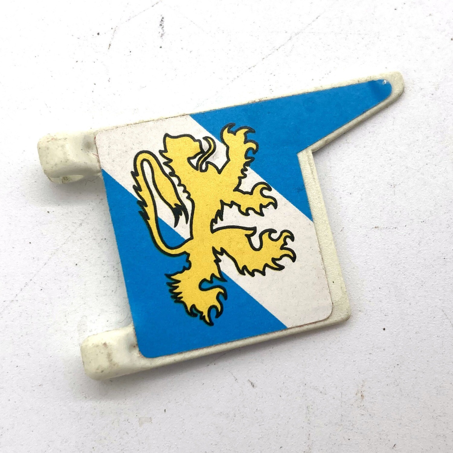 Playmobil drapeau lion bleu blanc