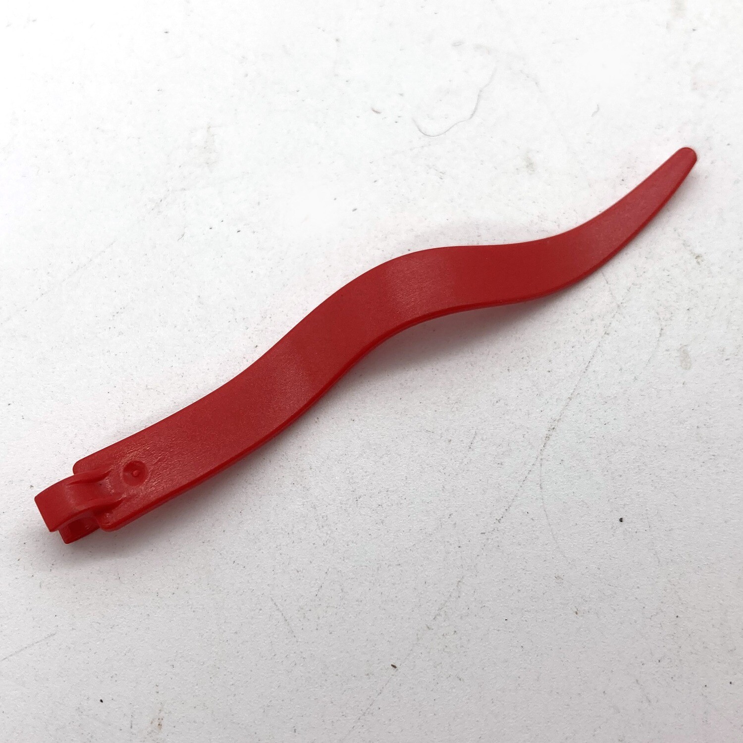 Playmobil drapeau long fin rouge